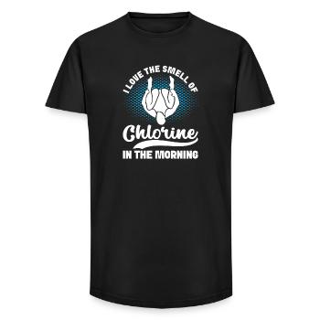Diving diving board - Long Fit Men's T-Shirt - black - Front - AI Model Male 185 light (185cm)