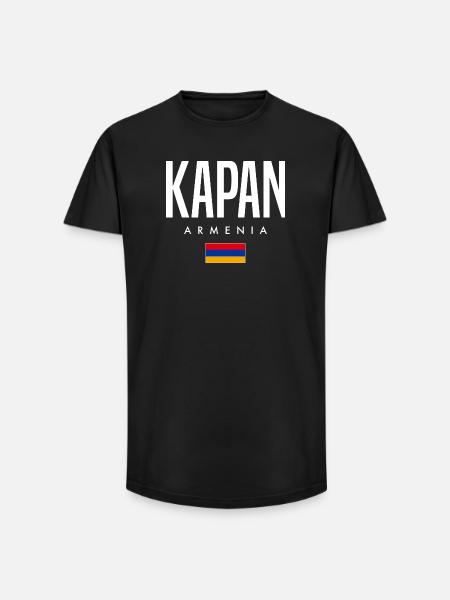 Kapan Armenia - Long Fit Men's T-Shirt - black