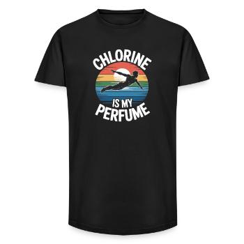 Diving diving board - Long Fit Men's T-Shirt - black - Front - AI Model Male 185 light (185cm)
