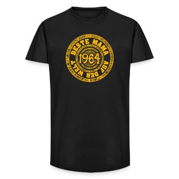 Mutter 1964 - Long Fit Männer T-Shirt - Schwarz - Vorne - AI Model Male 185 light (185cm)