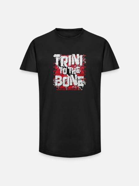 Tribu à l’os GraffitiTrinité-et-Tobago - T-shirt coupe longue homme - noir