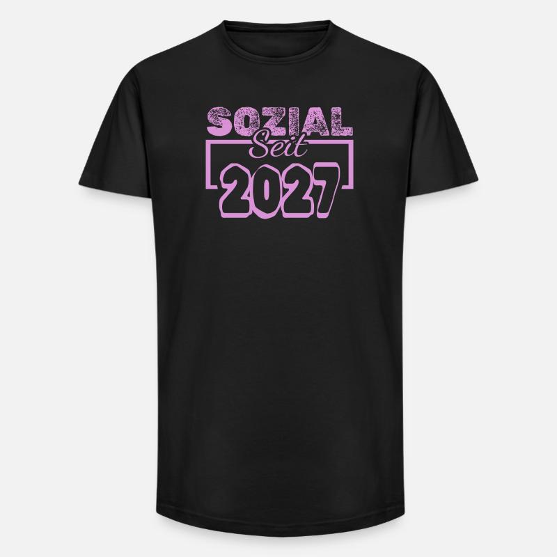 Social Commitment 2027 - Long Fit Men's T-Shirt - black