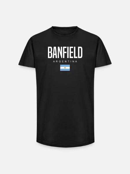 Banfield Argentinien Argentinier - Long Fit Männer T-Shirt - Schwarz