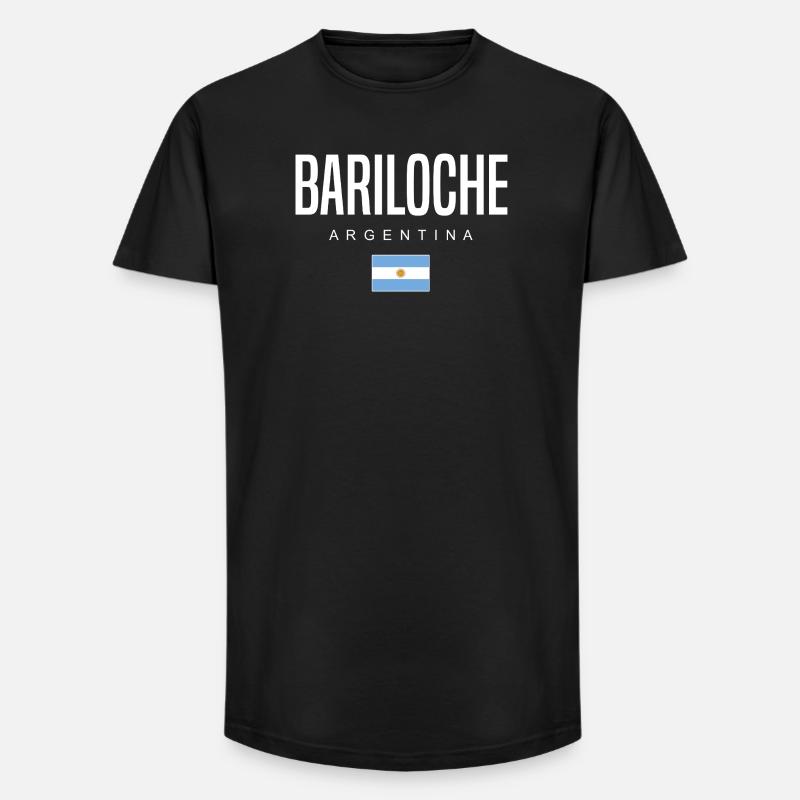 Bariloche Argentinien Argentinier - Long Fit Männer T-Shirt - Schwarz