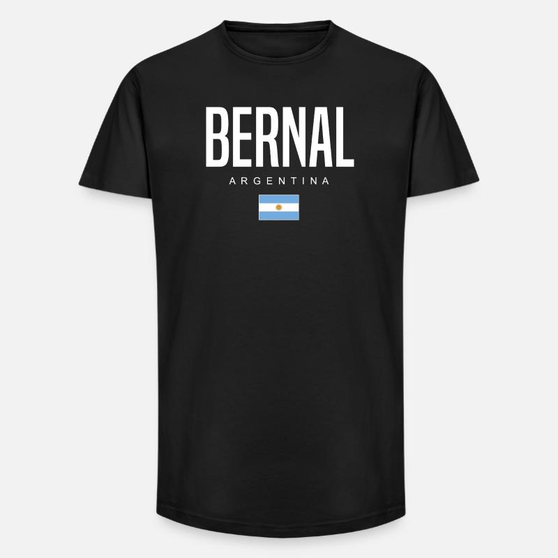 Bernal Argentinien Argentinier - Long Fit Männer T-Shirt - Schwarz