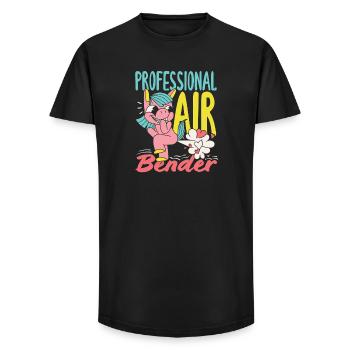 Public Fart Funny Inappropriate - Long Fit Men's T-Shirt - black - Front - AI Model Male 185 light (185cm)