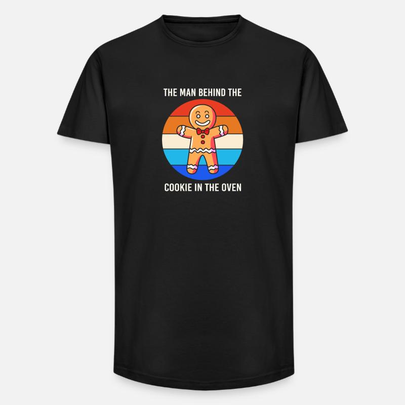 Werdende Väter Werdender Papa - Long Fit Männer T-Shirt - Schwarz