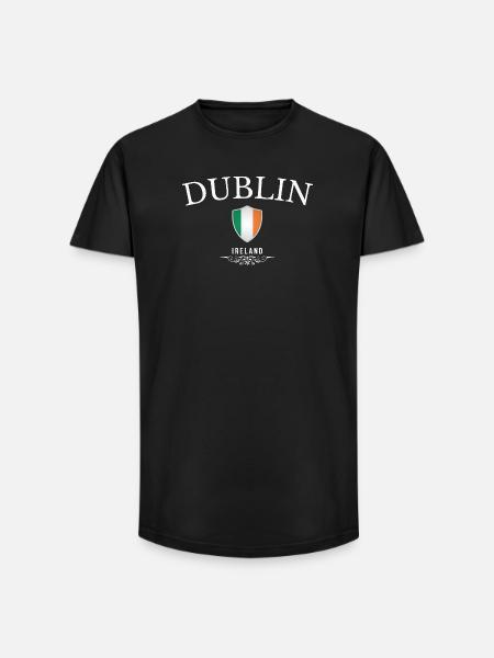 I love Dublin, souvenir Dublin - Long Fit Men's T-Shirt - black
