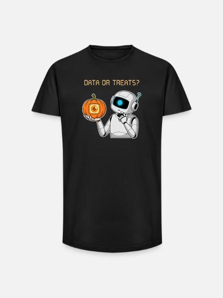 Data or Treats ? - Long Fit Men's T-Shirt - black
