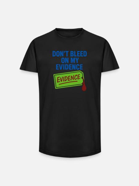 Forensic Chemist Crime Lab Toxicology - Long Fit Men's T-Shirt - black