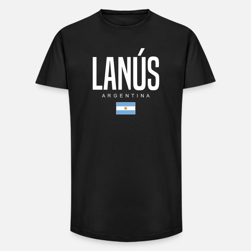 Lanús Argentinien Argentinier - Long Fit Männer T-Shirt - Schwarz