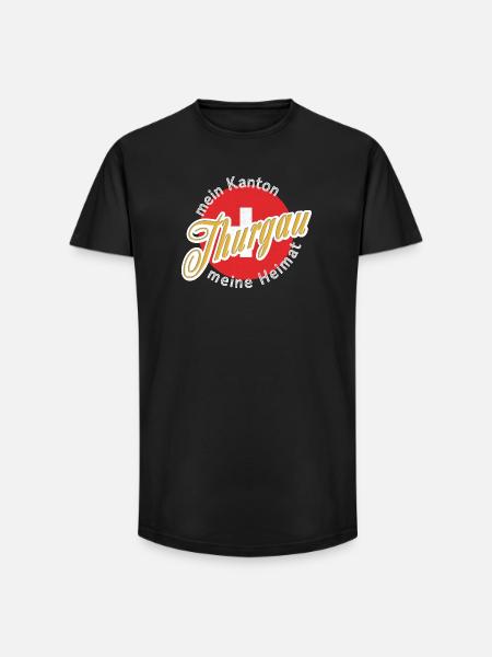 My Home Thurgau Gift - Long Fit Men's T-Shirt - black