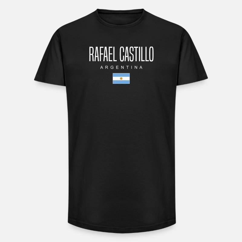 Rafael Castillo Argentinien Argentinier - Long Fit Männer T-Shirt - Schwarz
