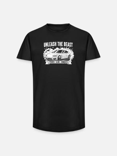 Libérez la bête - T-shirt coupe longue homme - noir