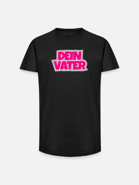 Dein Vater - the ironic sequel. - Long Fit Men's T-Shirt - black