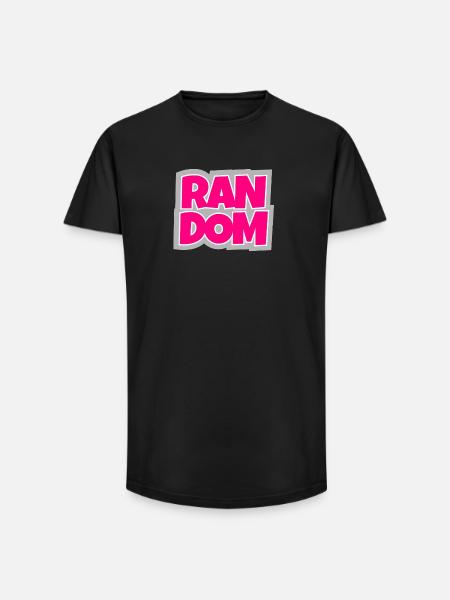 Random - chaotic and absolutely trendy. - Long Fit Men's T-Shirt - black