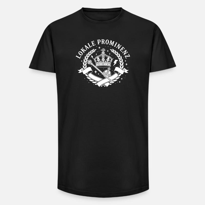 Lokale Prominenz - Long Fit Männer T-Shirt - Schwarz