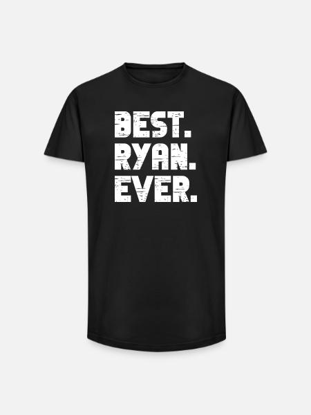 Best Ryan Ever Gift Saying - Long Fit Men's T-Shirt - black