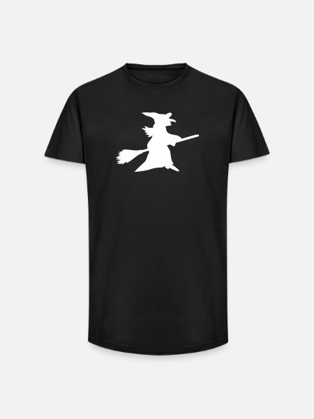 Märchenhafte Zauberhexe im Wald - Long Fit Männer T-Shirt - Schwarz