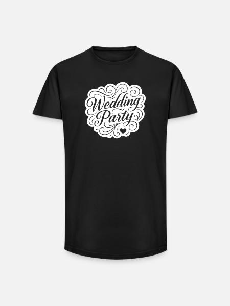 Wedding Party Wedding Party - Long Fit Men's T-Shirt - black