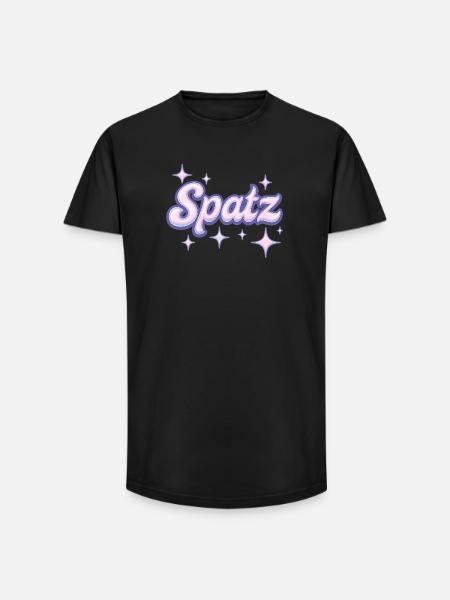 Spatz / Y2K Design - T-shirt coupe longue homme - noir