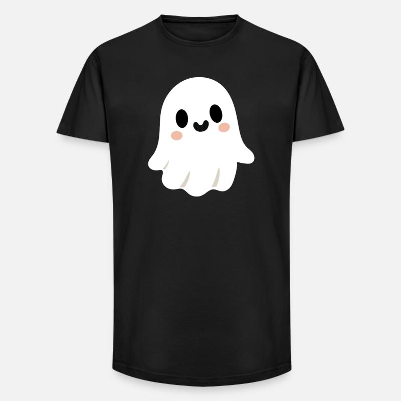 Niedlicher Geist - Long Fit Männer T-Shirt - Schwarz