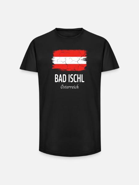 Bad Ischl - T-shirt coupe longue homme - noir