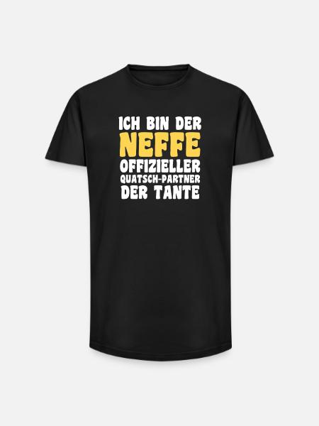 Family motif nephew - Long Fit Men's T-Shirt - black
