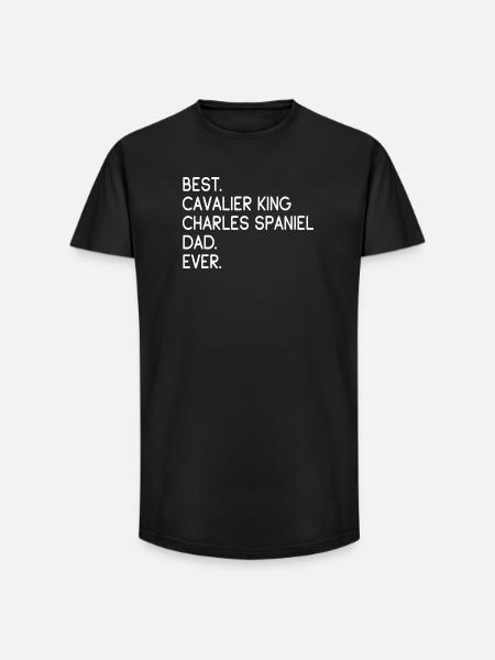 Cavalier King Charles Spaniel - Long Fit Men's T-Shirt - black
