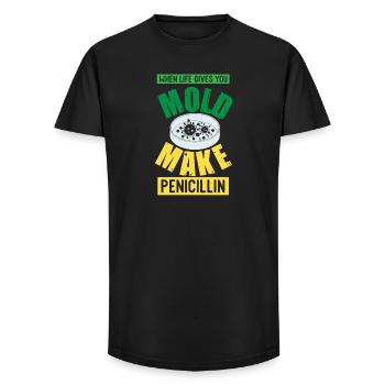 Biology Teacher Biologist Microbiology Biologist - Long Fit Men's T-Shirt - black - Front - AI Model Male 185 light (185cm)