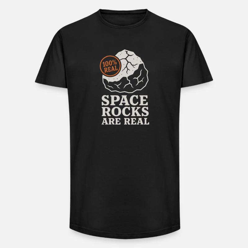 Meteoritskollektor Gefallen Stern Kosmisches - Long Fit Männer T-Shirt - Schwarz