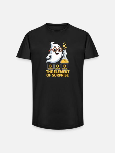 Halloween Chemie Laboratorium Humor - Heren T-shirt met lange pasvorm - zwart