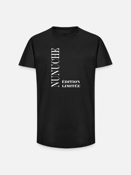 Nunuche Limited Edition - Long Fit Men's T-Shirt - black