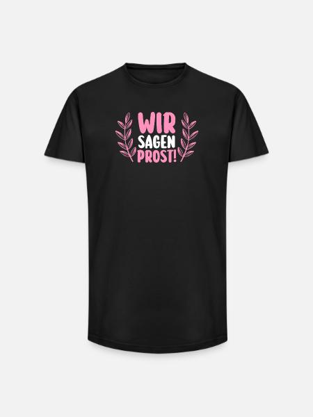 JGA Team Braut Junggesellinnenabschied - Long Fit Männer T-Shirt - Schwarz