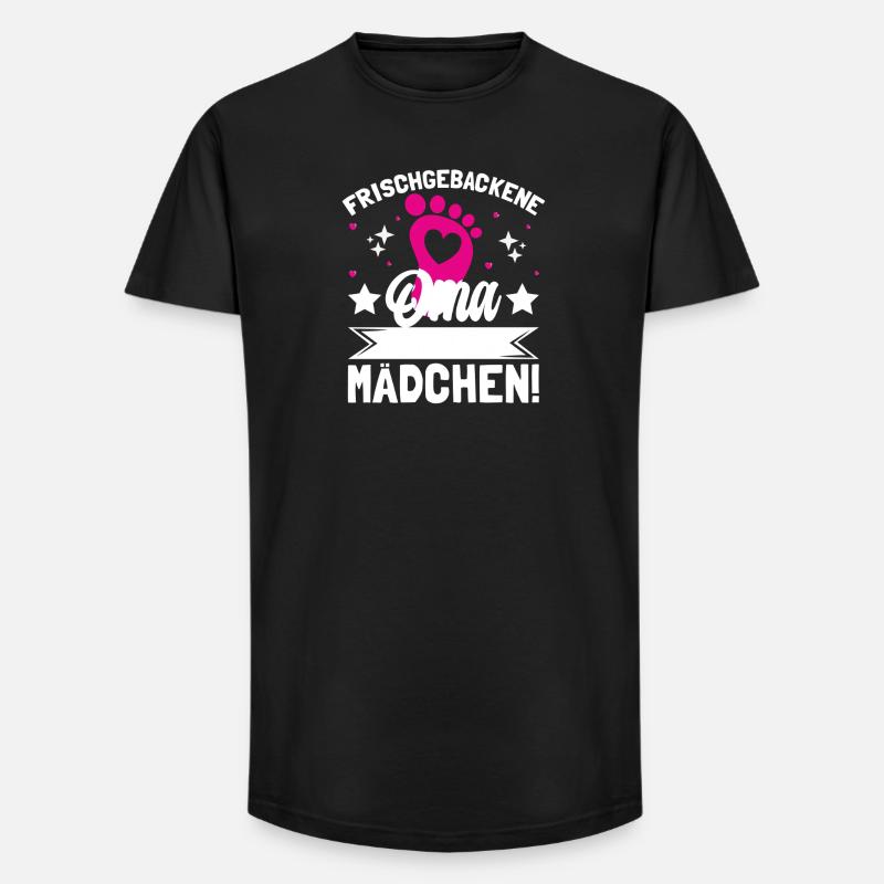 Frischgebackene Oma Es ist ein Mädchen! - Long Fit Männer T-Shirt - Schwarz