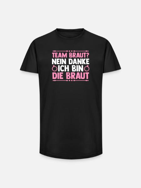 JGA Team Braut Junggesellinnenabschied - Long Fit Männer T-Shirt - Schwarz