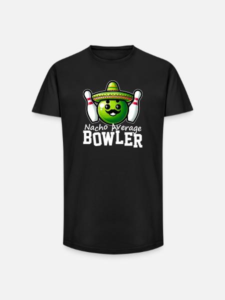 Nacho Bowler Bunt Sombrero - Long Fit Männer T-Shirt - Schwarz