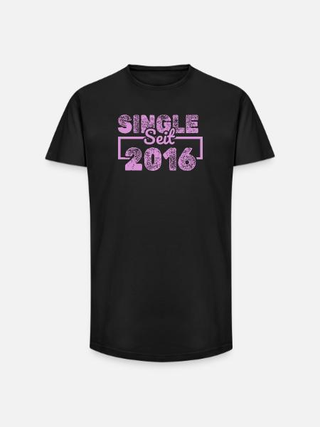 Single, 2016 - T-shirt coupe longue homme - noir