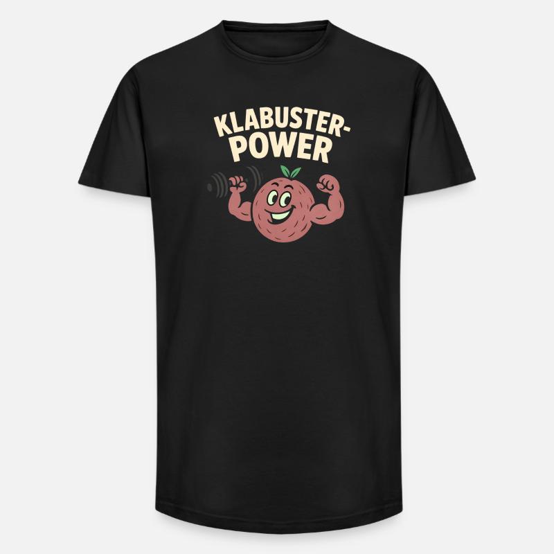 Klabuster Power Frucht-Training Klabusterbeeren  - Long Fit Männer T-Shirt - Schwarz