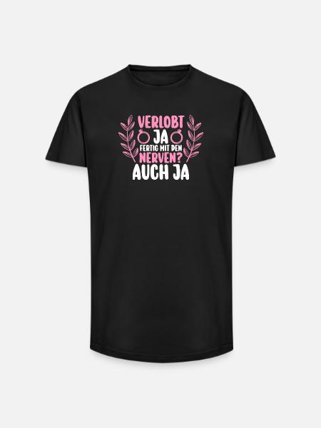JGA Team Braut Junggesellinnenabschied - Long Fit Männer T-Shirt - Schwarz