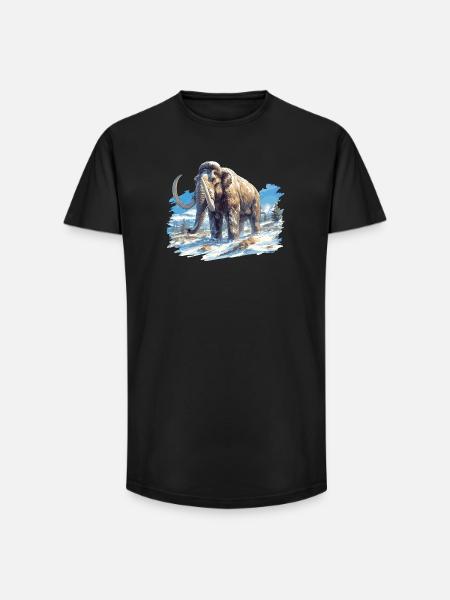 Mammoths Mammoth - Long Fit Men's T-Shirt - black
