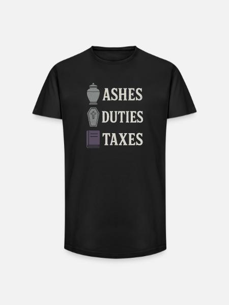 Leichenwissenschaft Dunkler Humor Tod Positiv - Long Fit Männer T-Shirt - Schwarz
