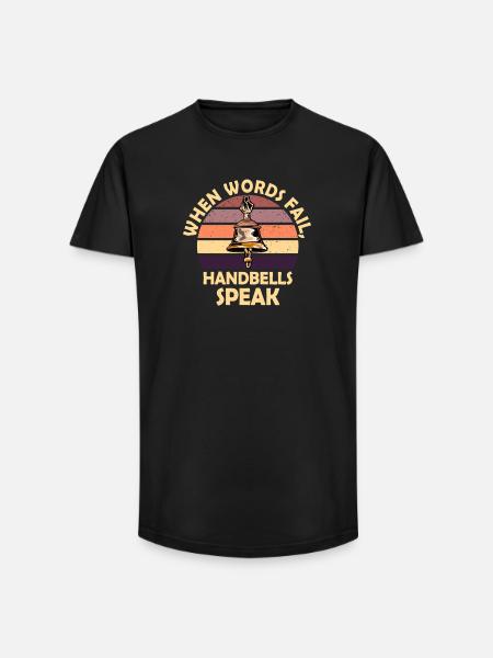 Choir Music Instrument Handbell Choir - Long Fit Men's T-Shirt - black