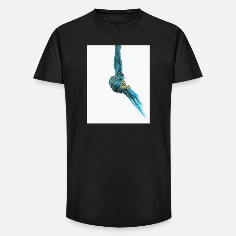 Ich bin ein ausgefranster Knoten - Long Fit Männer T-Shirt - Schwarz