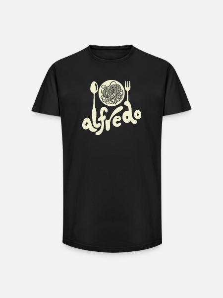 The Only Alfredo- You Need - Long Fit Men's T-Shirt - black