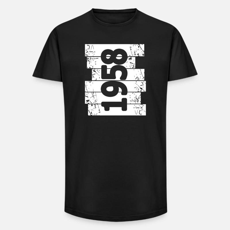 Eltern 1958 - Long Fit Männer T-Shirt - Schwarz