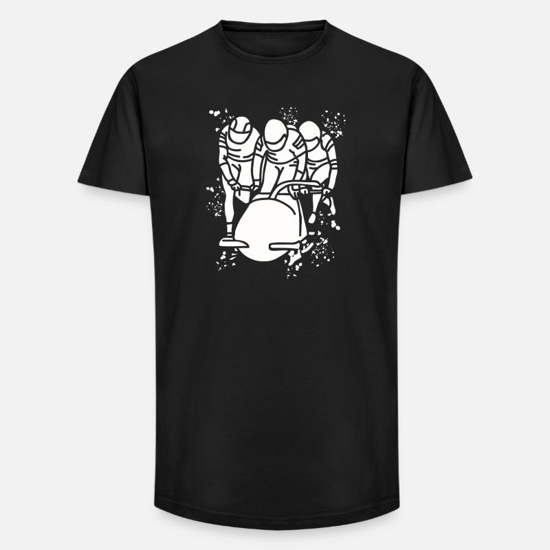 Bobsleigh Bobsleigh Bobsleigh à quatre - T-shirt coupe longue homme - noir