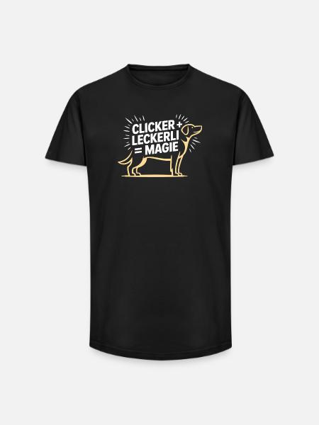 Dog School Dog Lover Dog Trainer - Long Fit Men's T-Shirt - black