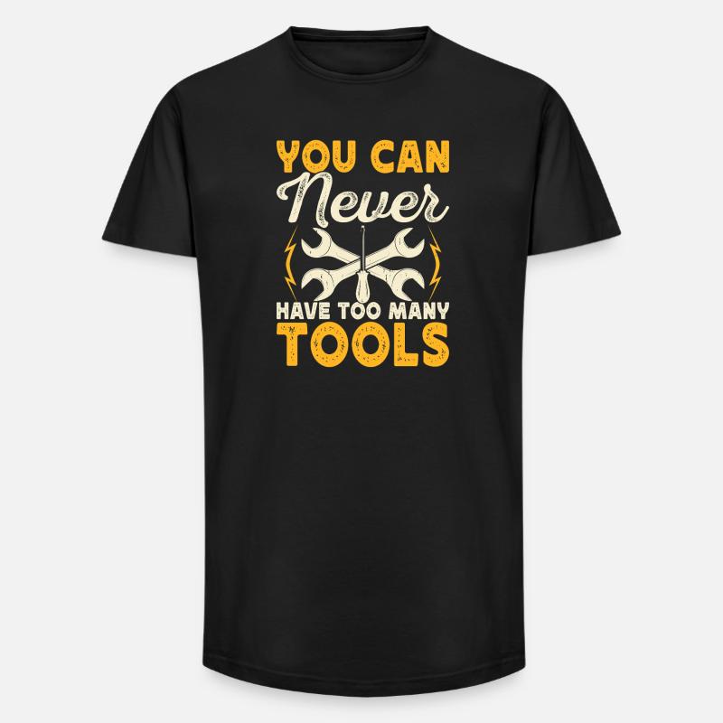 Car Mechanic Mechatronics Technician Gift - Long Fit Men's T-Shirt - black