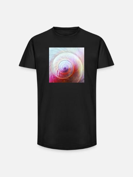 Spiral bowl - Long Fit Men's T-Shirt - black